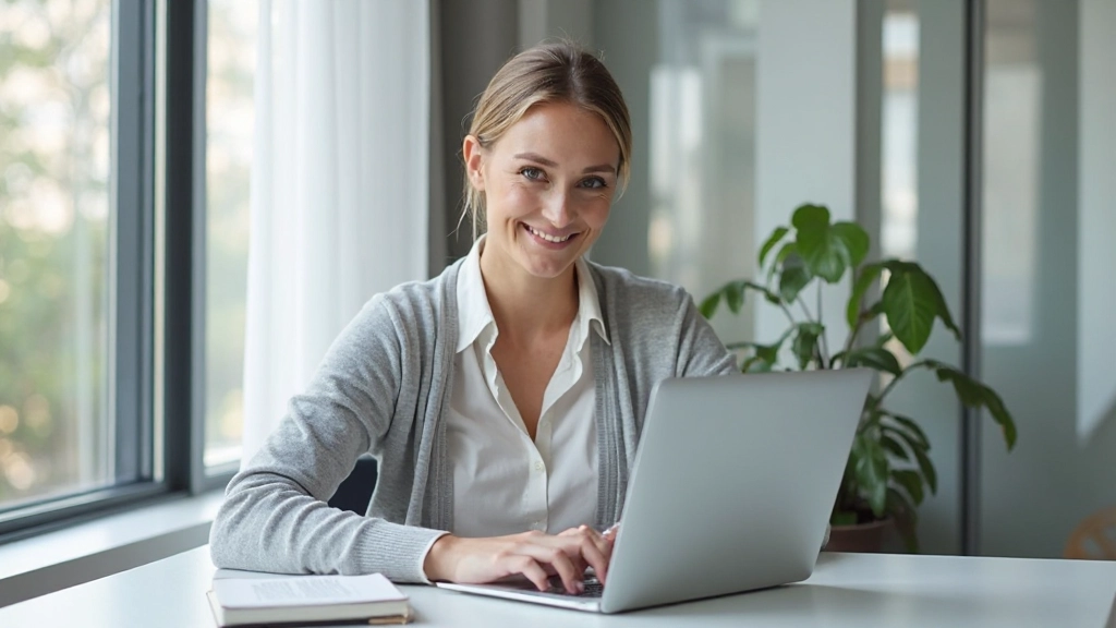 Professional met twee zichtbare handen aan laptop tijdens vaardigheidsontwikkelingssessie
